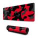 Echoserein Rode en zwarte gaming muismat - Grote lange en lange muismat - Grote muismat voor toetsenbord en kantoor - Laptop decoratieve accessoires