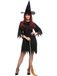 Halloween! Smiffys Halloween! Griezelige heks kostuum, zwart, met jurk, riem en hoed