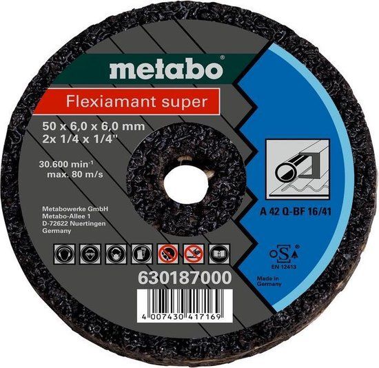 Metabo accessoires Metabo 630187000 Afbraamschijf - 50 x 6 mm - metaal