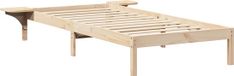 vidaXL Bedframe Naturel 90 x 190 cm Massief Grenenhout