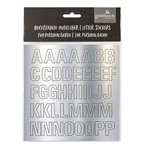 Goldbuch 10209 Zelfklevende Letters - Zilver - Alfabet, Cijfers & Leestekens