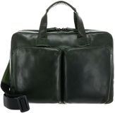 LEONHARD HEYDEN Leren business tas met laptopvak Porto RV-Aktenmappe 1 Fach 7810 Flaschengrün groen