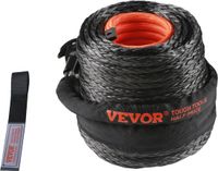 VEVOR Synthetische Lierkabel, 3/8" X 85ft, 26.500 Lbs Synthetische Lierkabelkabel met Beschermhoes + Gesmede Lierhaak + Trekkoord, Universeel Geschikt voor SUV, Grote Off-Road