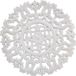 Merkloos DKD Home Decor Wanddecoratie Hout Wit Etnisch (30 x 1,5 x 30 cm)