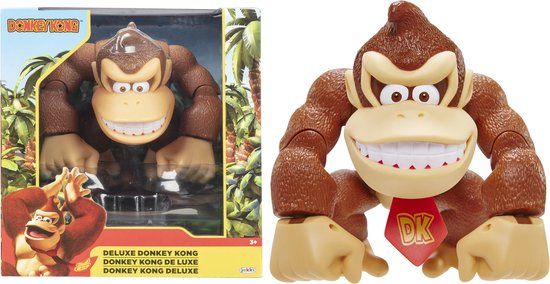 Super Mario - Donkey Kong Deluxe Action Figure - 6 Inch - PVC - Multicolor