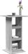 Maison Exclusive Tabouret de bar avec rangement, Sonoma gris, 60x60x102 cm, fibre de bois