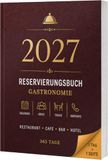 Gockler® Reservierungsbuch Gastronomie DIN A4: Reservierungsplaner für Restaurant, Café, Bar & Hotel | 365 Tage – 1 Tag = 1 Seite (Sa + So), rot