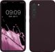 kwmobile telefoonhoesje geschikt voor Samsung Galaxy S23 Plus - Hoesje met siliconen coating - Smartphone case in braam