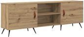 vidaXL Meuble TV 150 x 30 x 50 cm Chêne artisanal Bois d'ingénierie