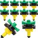 Micro Tropfer Sprinkler 360° 66 l/h pour système d'arrosage automatique 10x