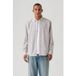 Levi's Authentic Button Down Waylon Stripe Heren Casual Hemd Grijs Maat S