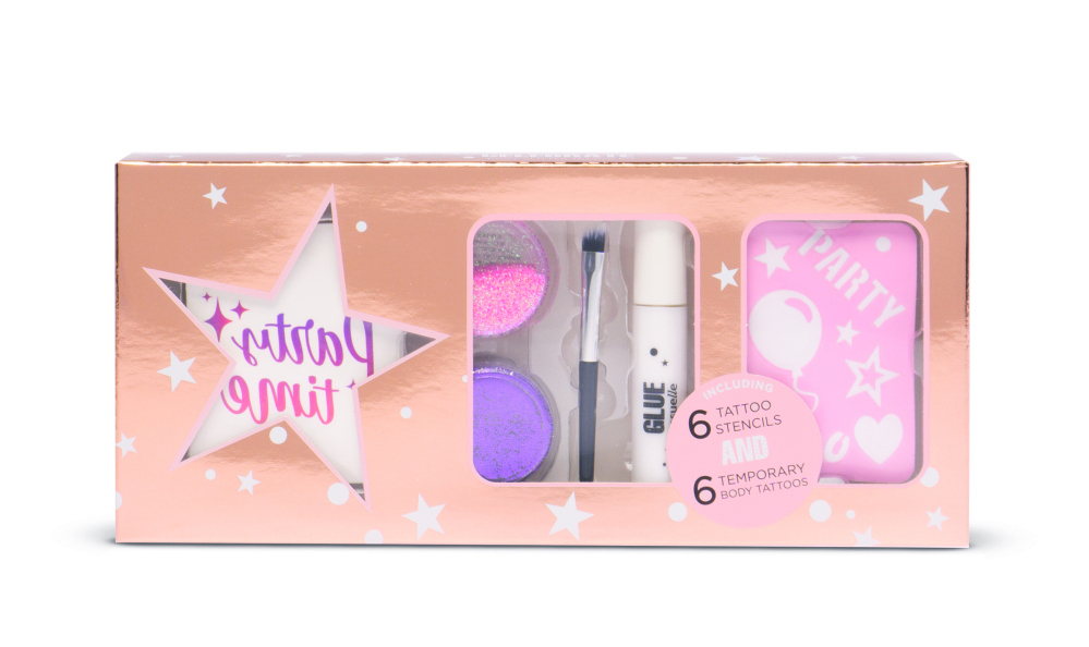 Casuelle Party Time Tijdelijke Tatoo Giftset