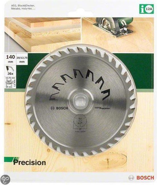 Bosch Accessoires Bosch Cirkelzaagblad Precision 140x2x20/12.7, T36