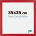 Your Decoration - Cadre photo 35x35 cm - MDF - Rouge - Mura