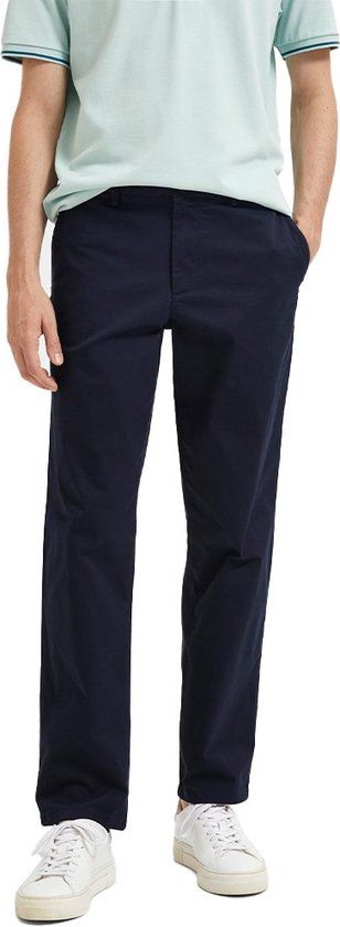 SELECTED New Miles Straight Fit Chino Broek - Dark Sapphire - W31 X L32