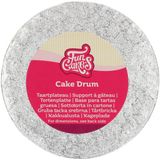 FunCakes Cake Drum Rond - Zilver - Ø12,5 cm