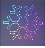 Lifetime Kerstversiering RGB Sneeuwvlokken 50 x 43 cm LED RGB