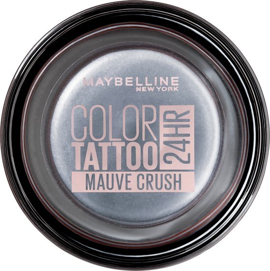 Maybelline Color Tattoo 24H - 87 Mauve Crush oogschaduw - Lichtblauwe - Langhoudende Crème Oogschaduw - 53 gr.