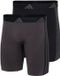 Adidas Sportswear Active Micro Flex Long Line Boxer 2 Pack Heren - Gestreept - S