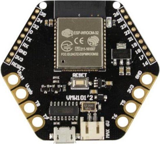 Whadda Ontwikkelbord ESP32 Wearable - Zwart