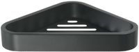 Sapho Gedy Smart - Hoekplanchet voor douche 17x3x22 cm, mat zwart