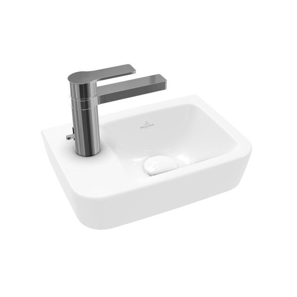 Villeroy & Boch O.novo fontein 36X25cm 1 kraangat links zonder overloop ceramic+ wit 434237R1