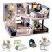 DIY Kit Maison de poupée en bois avec meubles