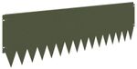 Acier Bordure de pelouse 10 pièces 103 x 30 cm vert olive