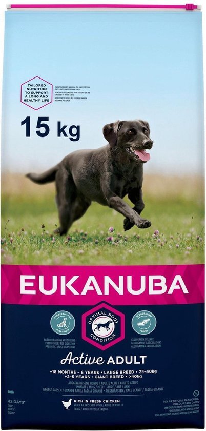 EUKANUBA Adult Large Breed hondenvoer 15 kg