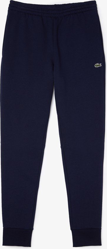 Lacoste Heren Broek - Maat L - Blauw - Katoen/Polyester - Regular Fit - Casual