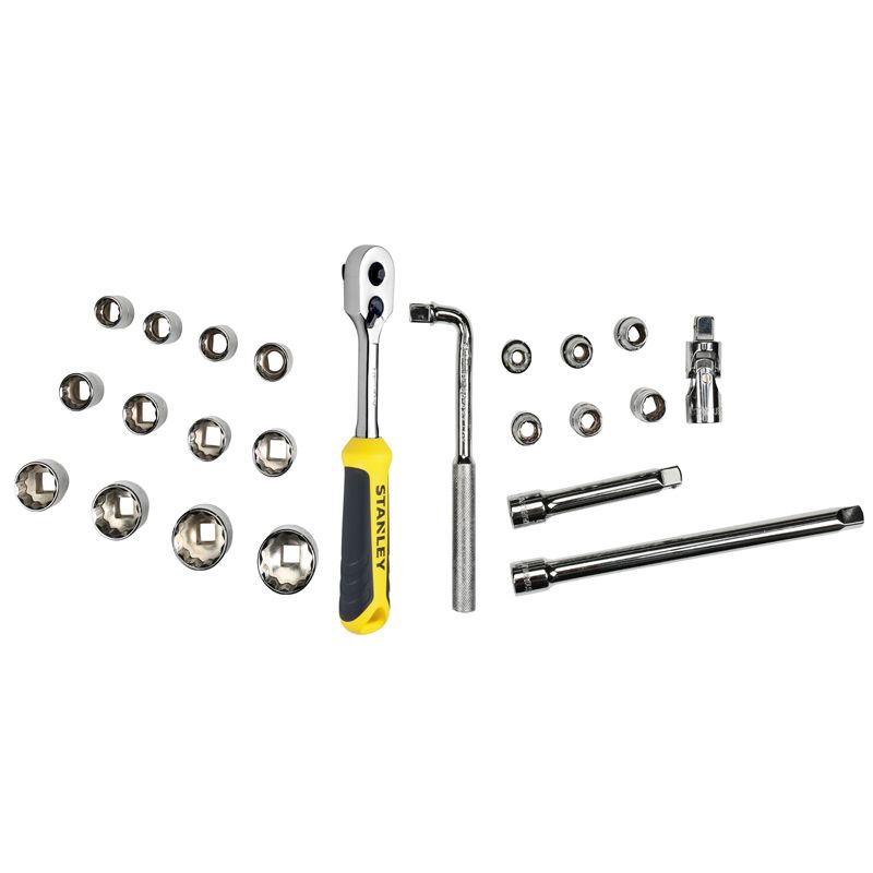 Stanley Transmodule Doppenset ½” 12-kant 23-delig