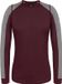 NORMANI Dames-merino-shirt met lange mouwen "Goulburn" Bordeaux XS