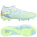 PUMA Future 9 Match Fg/ag Light Up - Vert/bleu glacier/lavande intense Femme, taille 38½