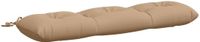 vidaXL Bankkussen VIANEN 100% Polyester Zand 130 x 30 x 12 cm