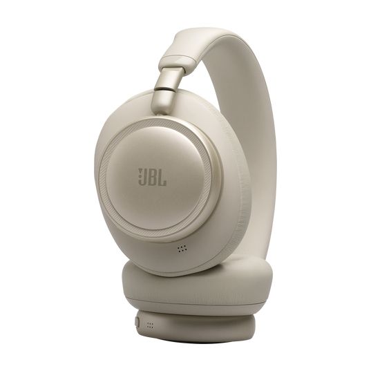 JBL Live 780NC - Draadloze Noise Cancelling Koptelefoon - Bluetooth Over-Ear - 80 uur batterij - Hi-Res Audio - Multipoint - JBL Signature Sound - Champagne/Beige