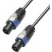blue-music Adam Hall 4K S 225 SS 2000 luidsprekerkabel 2 x 2,5 mm standaard stekker voor luidsprekers van 2 polen en el luidspreker standaard 2-polig 20m