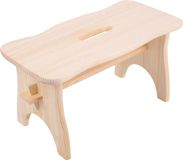 Creative Deco Houten Kinderkrukje | 39 x 18 x 21 cm | Dennenhout