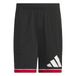 adidas heren Adidas Basketball Badge Of Sport Short Shorts, black/red, XXL