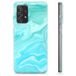 Samsung Coque Samsung Galaxy A52 5G, Galaxy A52s en TPU - Marbre Bleu