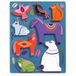 Djeco puzzle en relief Nora & co