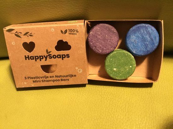 Happysoaps Mini Shampoo Bars 3ST