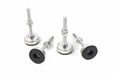 HBM 4-Delige Set Stelvoeten M12 Draad - 125 Kg. Per Stuk