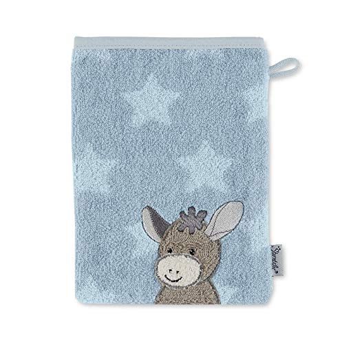 Sterntaler Emmi washandje - blauw - 4055579957916