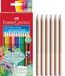 FABER-CASTELL Kleurpotloden set met potloden Natur, 18-delig