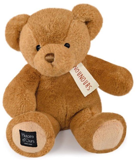 Histoire d'Ours Pluche Beer - Le Nounours - Noisette - 28cm