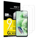 NEW'C 3 Stuks Screen Protector voor Xiaomi Redmi Note 12 5G /4G