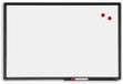 IVOL Whiteboard Premium met zwart frame - 100x150 cm - Emaille - Magnetisch