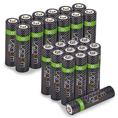Venom Power Recharge AA/AAA-batterijen, oplaadbaar, 12 x AA + 12 x AAA