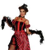 Fiestas Guirca Zwarte Veren Boa 180 cm