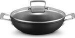 Le Creuset Les Forgées TNS Hapjespan - 24 cm - Zwart